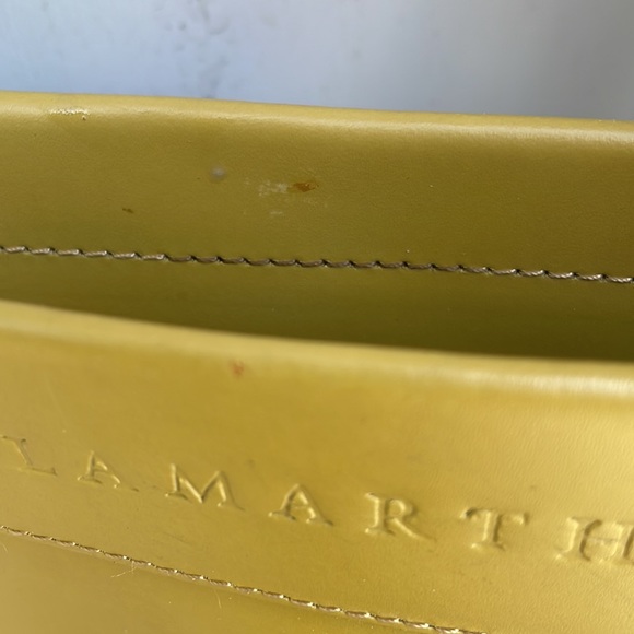 Lamarthe Leather Handbag Purse Tote - Picture 7 of 8